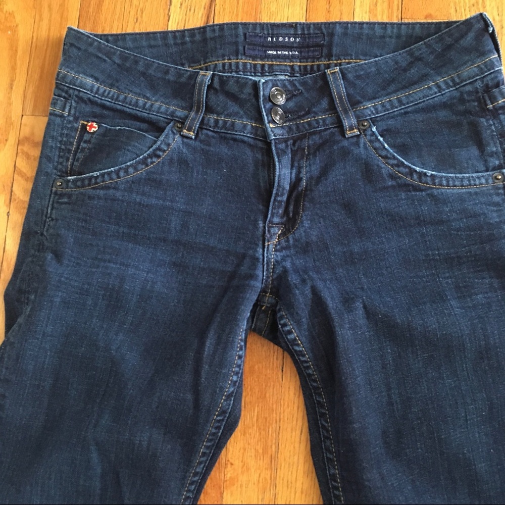 🇺🇸 Hudson Low Rise Bootcut Flap Pocket Jeans - Picture 3 of 12